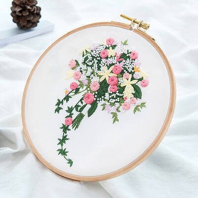 DIY Bouquet Pattern 3D Ribbon Embroidery Kits