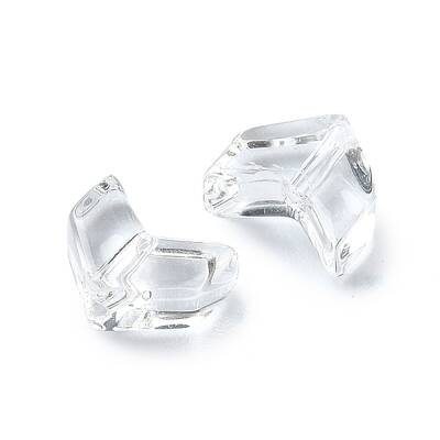 20Pcs Transparent Glass Beads