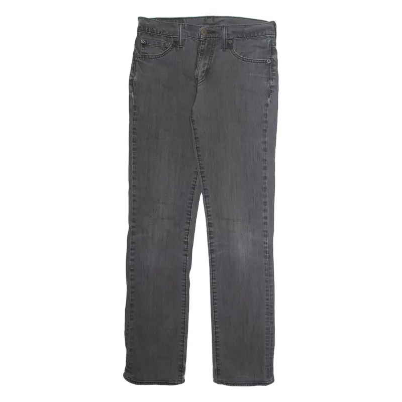 LEVI'S Womens Jeans Grey Regular Tapered W30 L31