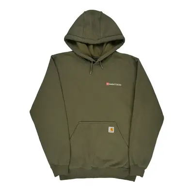 Carhartt Oversized Hoodie - Small Green Cotton Blend | Size: small