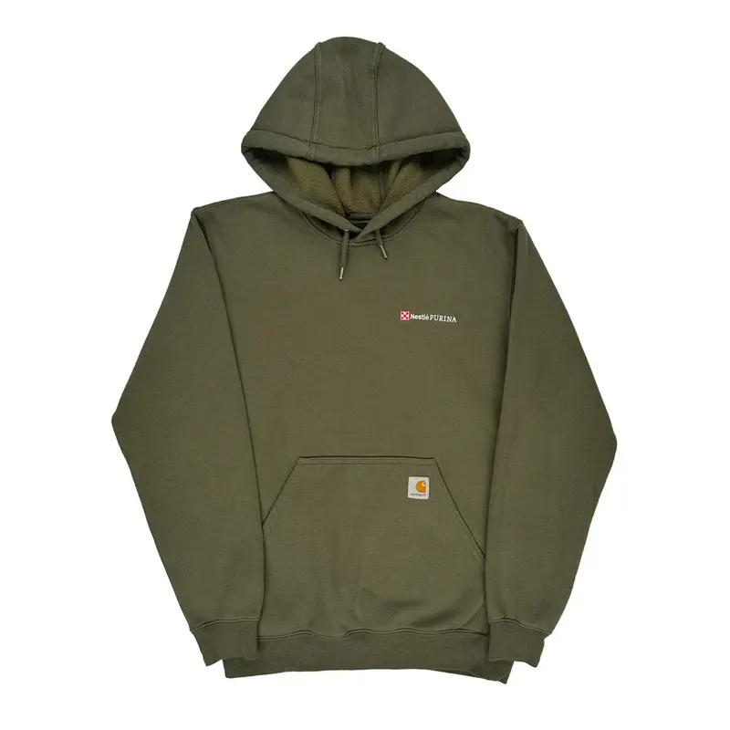 Carhartt Oversized Hoodie - Small Green Cotton Blend | Size: small