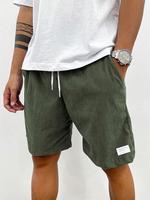 Men's Solid Color Drawstring Waist Shorts, Regular Fit Casual Comfy Shorts for Summer, Men's Bottoms for Daily Wear