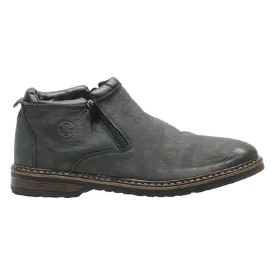 RIEKER Ankle Boots Grey Leather Mens UK 9