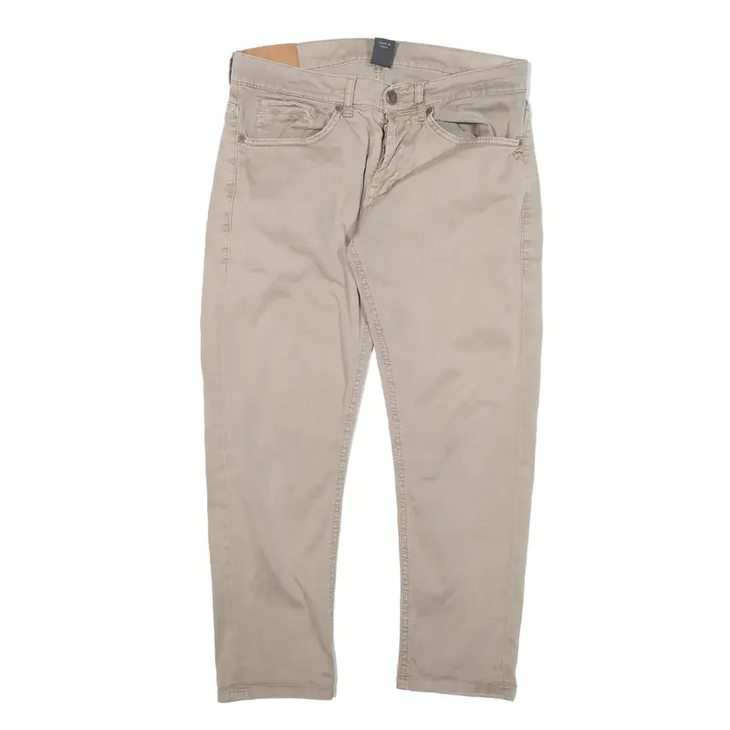 DONDUP Trousers Beige Regular Skinny Mens W33 L25