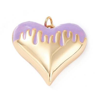 Brass Enamel Pendants