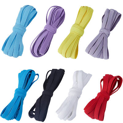 40 Yards 8 Colors Flat Polyester Non-slip Elastic Cord
