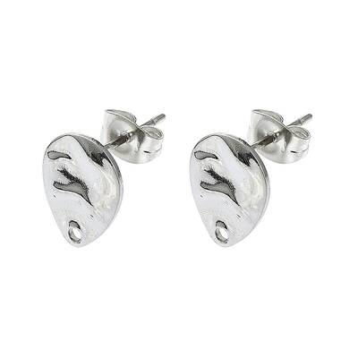 Non-Tarnish 304 Stainless Steel and 201 Stainless Steel Stud Earring Findings