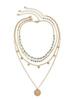 Women's Elegant Beaded Necklace, Boho Style Necklace for Party, Daily Decor, Trendy All-match & Exquisite Jewelry for Birthda...