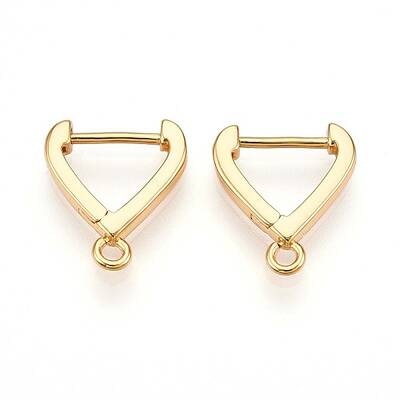 Brass Hoop Earring Finding