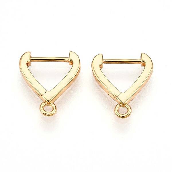 Brass Hoop Earring Finding