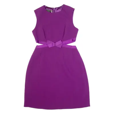 TED BAKER Womens Pencil Dress Purple Sleeveless Knee Length S