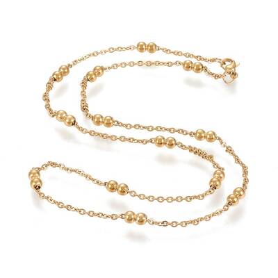 304 Stainless Steel Cable Chain Necklaces