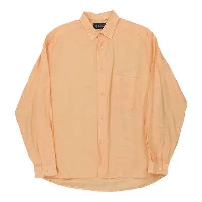 Equilibrio Shirt - Medium Orange Cotton | Size: medium