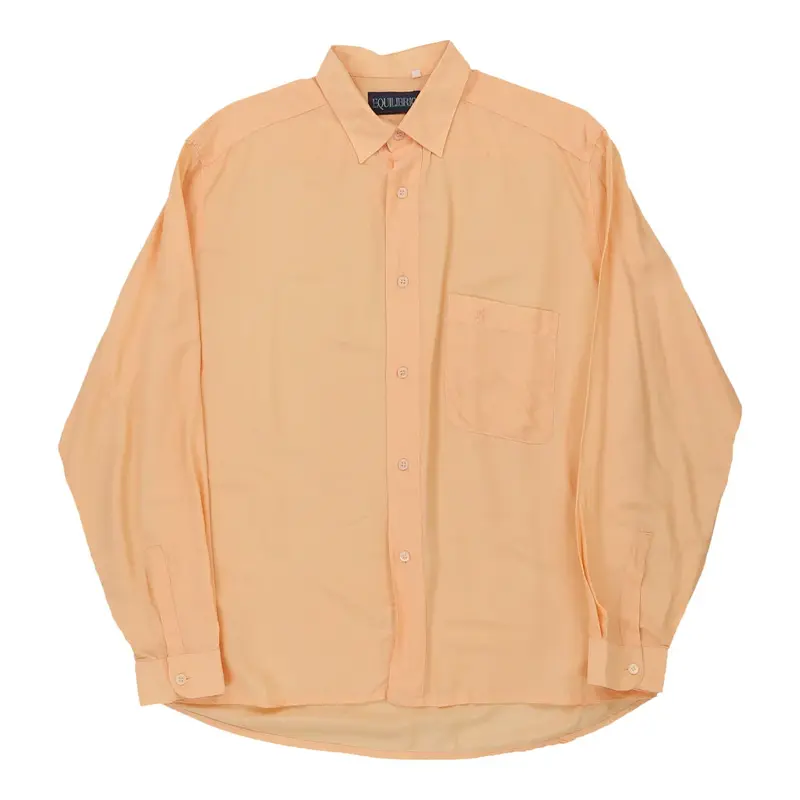 Equilibrio Shirt - Medium Orange Cotton | Size: medium