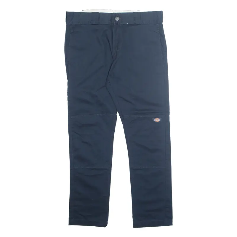 DICKIES Chino Boys Trousers Blue Slim Tapered W32 L30