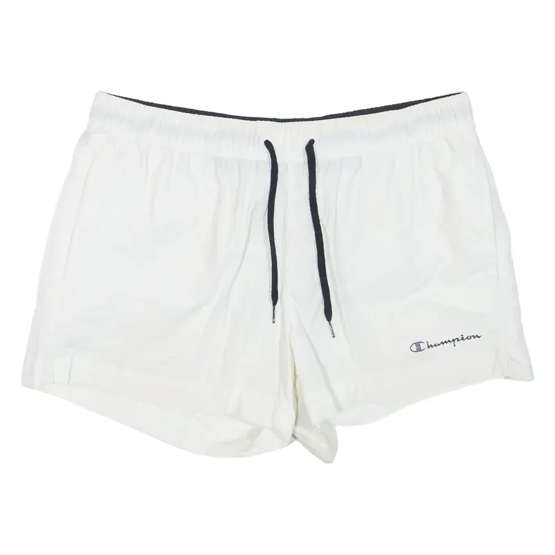 CHAMPION Mesh Lined Mens Swimming Shorts White L W32