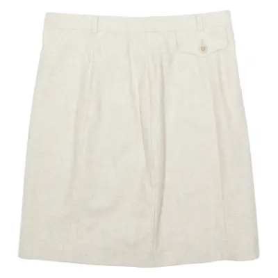 ESCADA Margaretha Ley Womens Straight Skirt Beige Short Wool S