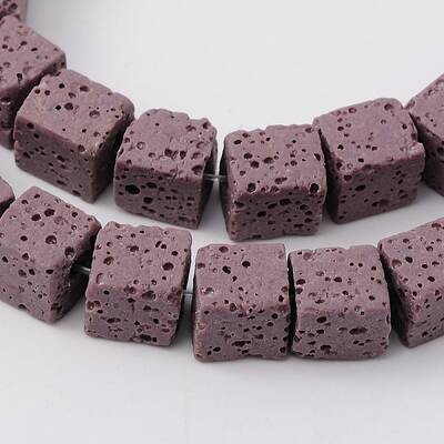 Natural Lava Rock Beads Strands