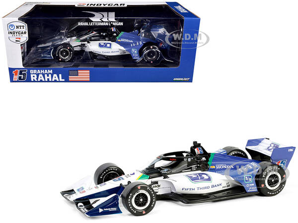 Dallara IndyCar #15 Graham Rahal Fifth Third Bank Rahal Letterman Lanigan Racing (Road Course Configuration) NTT IndyCar Seri...