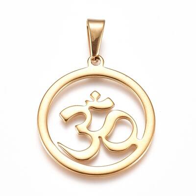 Yoga 304 Stainless Steel Pendants