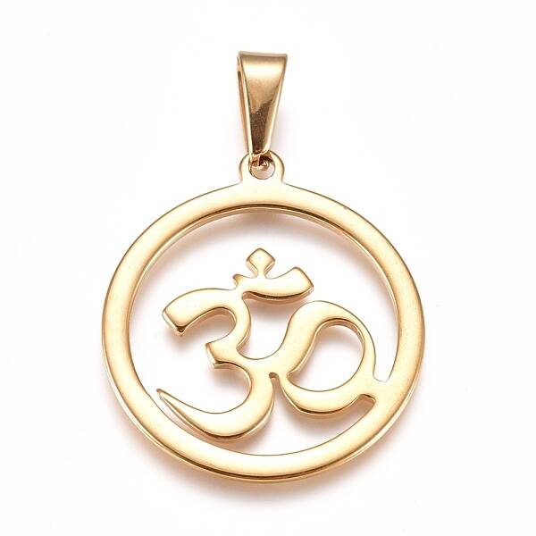 Yoga 304 Stainless Steel Pendants