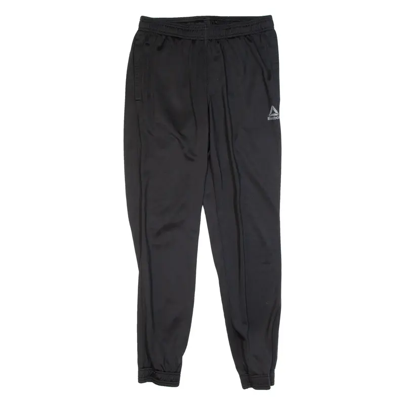 REEBOK Mens Track Pants Black Tapered M W28 L30