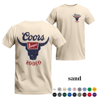 Vintage Coors Banquet Rodeo Men's Cowboy Shirt , Fashion Casual Loose Drawstring Pocket for Daily Holiday Outdoor Wear , Unis...