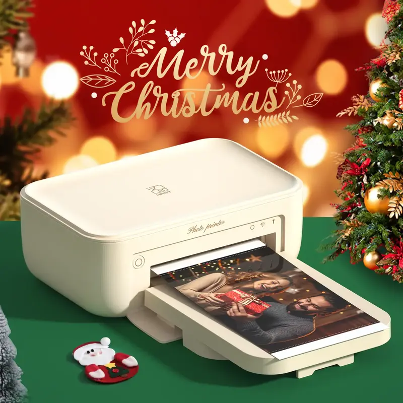 4x6 Photo Printer Wireless WiFi Portable & Instant Print with 20 Sheets & 1 Ribbon AR Video Printing for iPhone & Android
