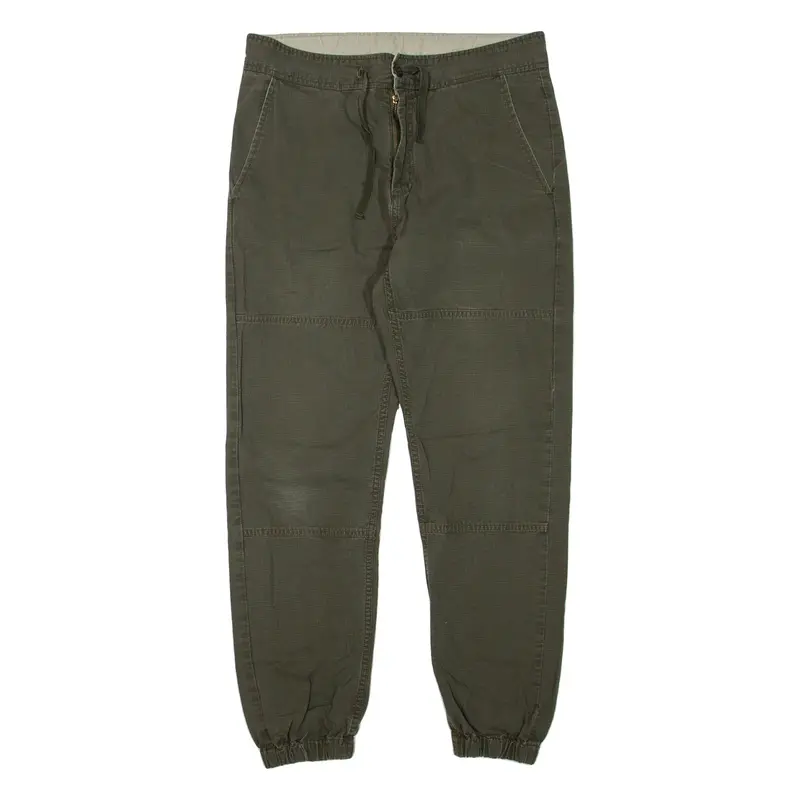 CARHARTT Marshall Jogger Mens Trousers Green Regular Tapered W32 L28