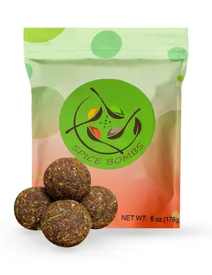 Spice Bombs Lab Universal Seasoning 4 Pack - Versatile Spice Mix for Any Dishes - Chef Made, Easy to Use, Full of Flavor, Mes...