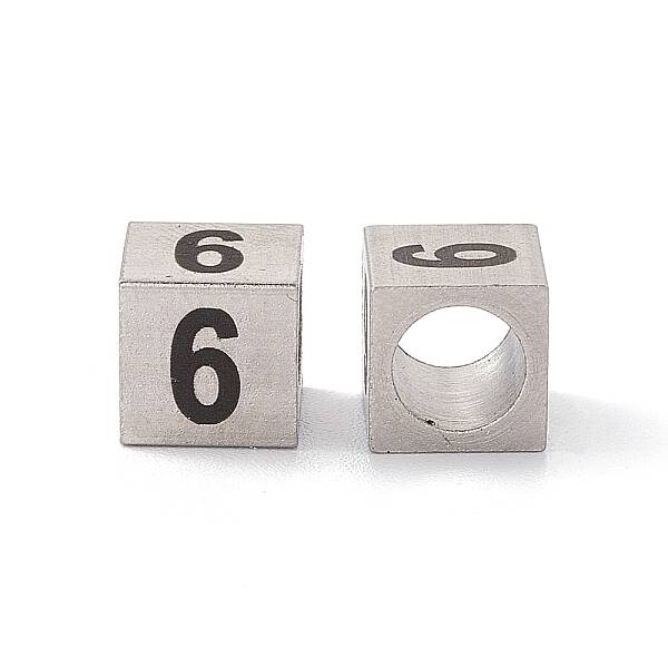 Tarnish Resistant 303 Stainless Steel European Beads