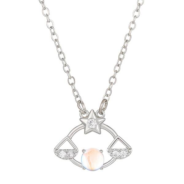 Constellation Rhinestone Pendant Necklace