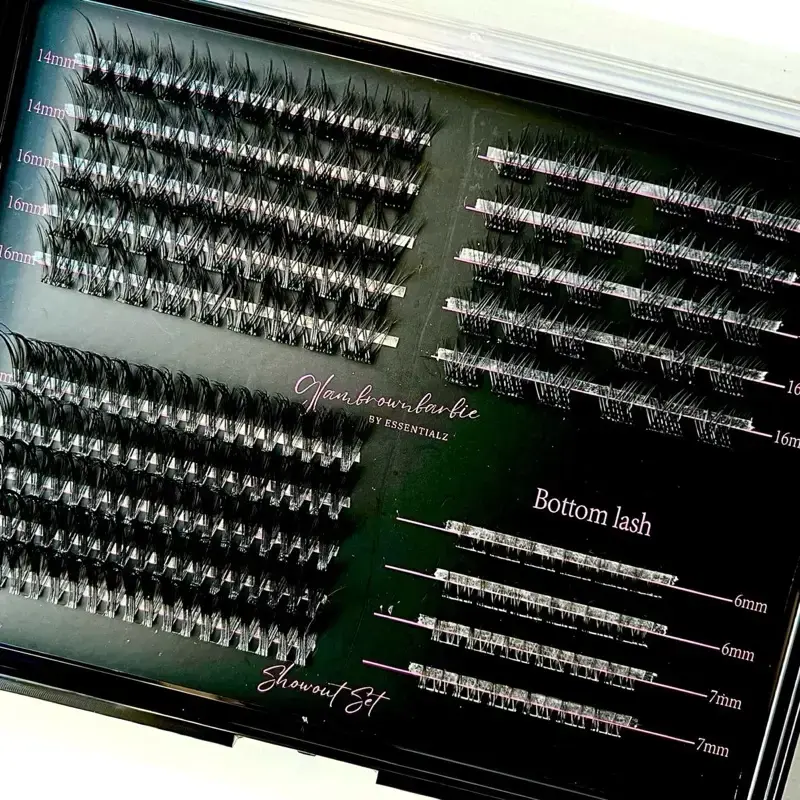 Glambrownbarbie Essentialz by Glambrownbarbie Mink Lash Clusters - Eyelashes for Makeup Use