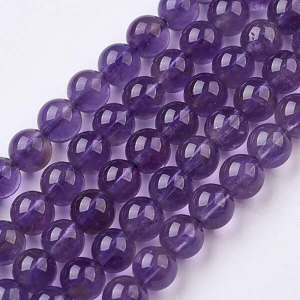 Natural Amethyst Bead Strands