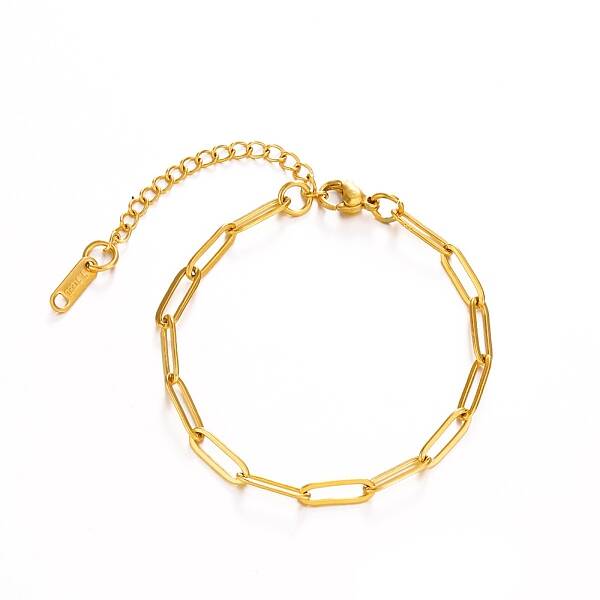 Stainless Steel Paperclip Bracelets