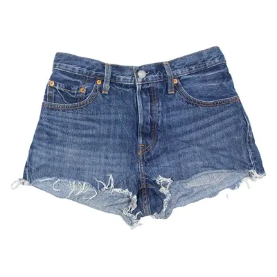 LEVI'S 501 Womens Denim Shorts Blue Relaxed S W28