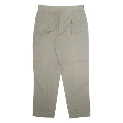 TOMMY HILFIGER Chino Workwear Mens Trousers Beige Regular Straight W36 L32