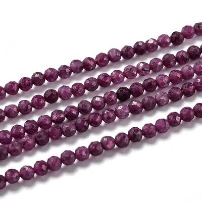 Natural Ruby Beads Strands