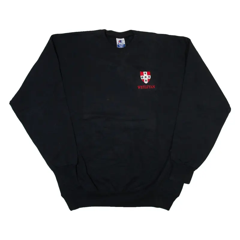 CHAMPION Wesleyan Mens Sweatshirt Black XL