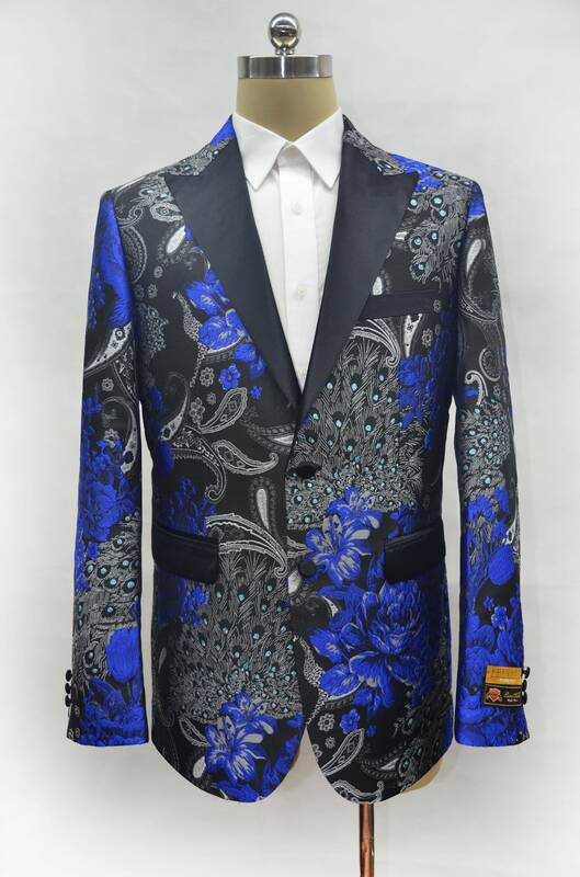 Fashion-10#  Royal Blue - Mens Wholesale Blazers