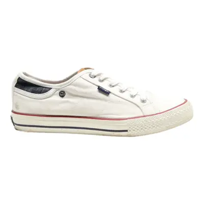 WRANGLER Low Top Trainers White Canvas Mens UK 8