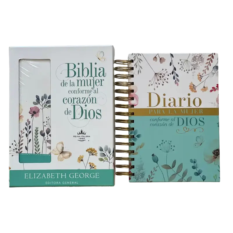 Elizabeth George's Bible for Women: Spanish Edition with Journal, Devotionals, RVR 1960, Biography, Book Introductions & More