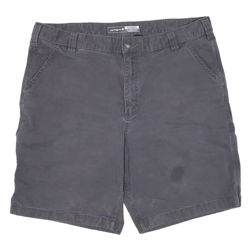 CARHARTT Mens Workwear Shorts Grey Relaxed XL W40