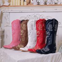 【New Colors arrive】Pasuvo Cowboy Boots for Women -  Sparkly Rhinestone Western Boots with Classic Embroidery, Pointed Toe...