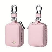 Solid Color Earphone Protective Case with Keychain, 1 Count Fashionable Earphone Protector Cover, Earphone Accessories Compat...