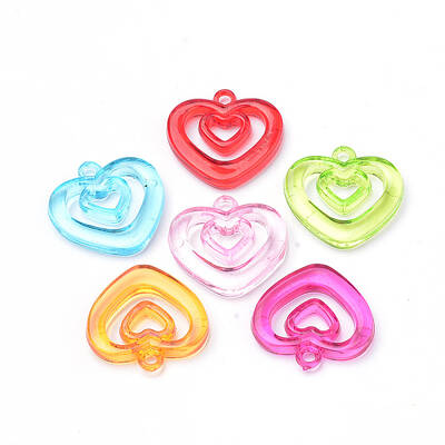 Transparent Acrylic Pendants