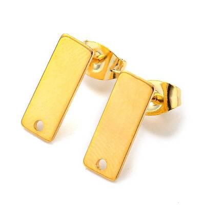 201 Stainless Steel Stud Earrings Finding
