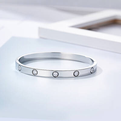 Stainless Steel Hinged Bangles for Women