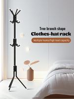 Freestanding Metal Coat Rack with 12 Hooks, Clothes rack,Tree-Shaped Entryway Clothes Stand for Coats, Hats, Scarves, Bags, S...