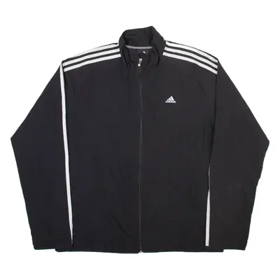 ADIDAS Mens Track Jacket Black L